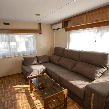 Mobilhome Mit Garten Und Pool Campsite *